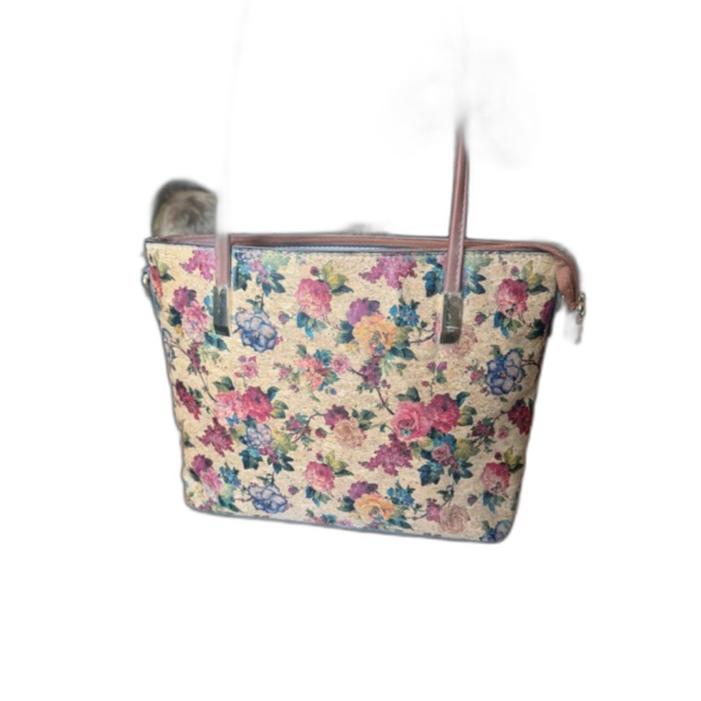 Printed cork purse from Portugal